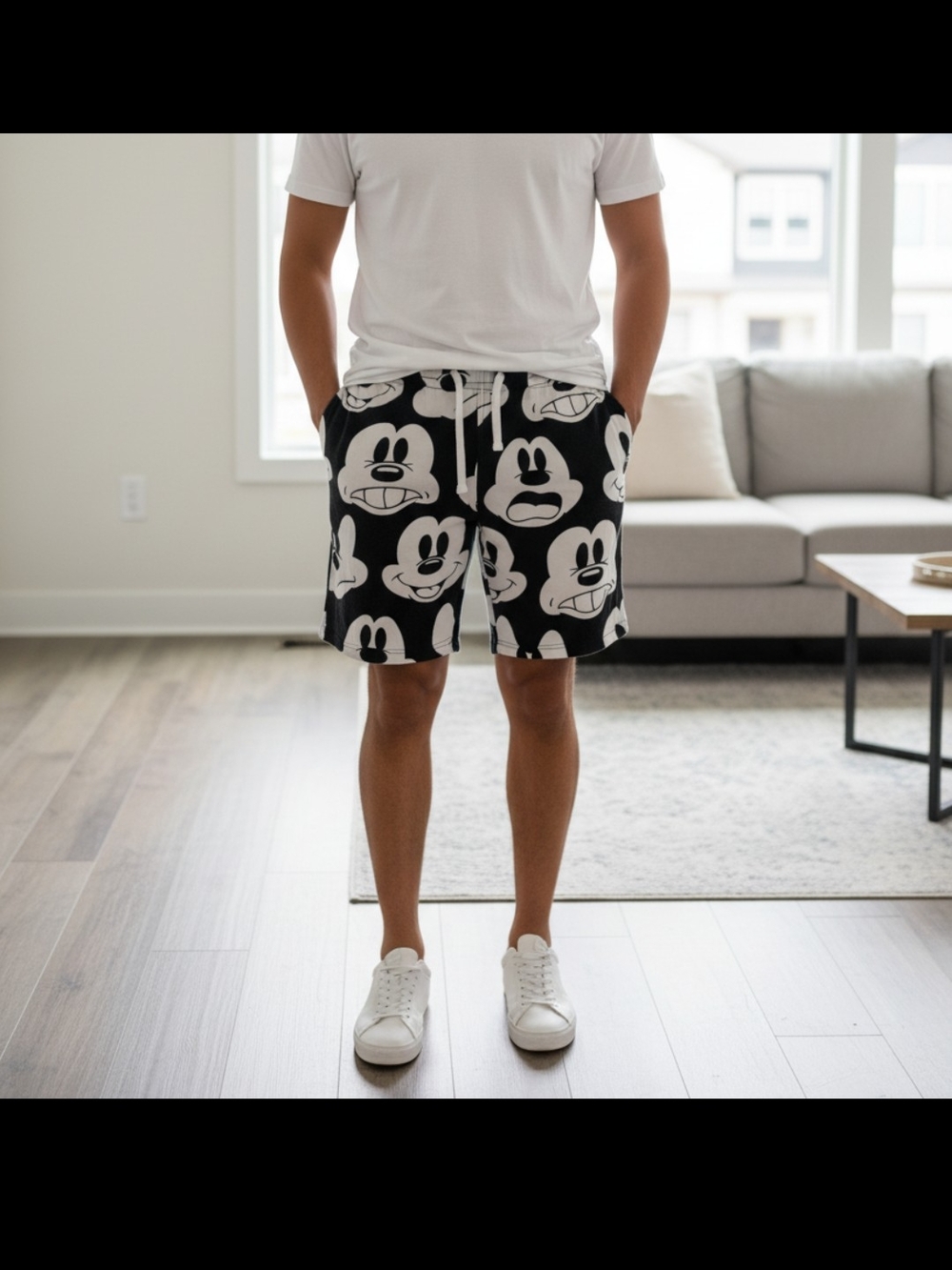 H&M Divided Black and White Stripe Tagged Garment